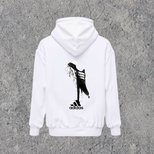 Hoodie AD SHOES BLANC (Oversize)